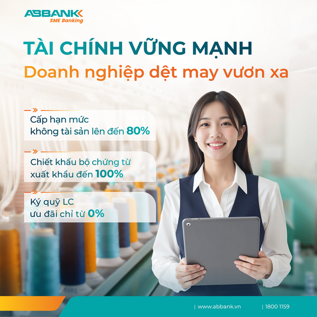 ABBANK hỗ trợ doanh nghiệp dệt may tiếp…