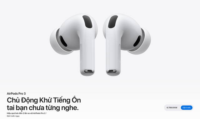 Apple nâng cấp mạnh mẽ cho tai nghe Air…