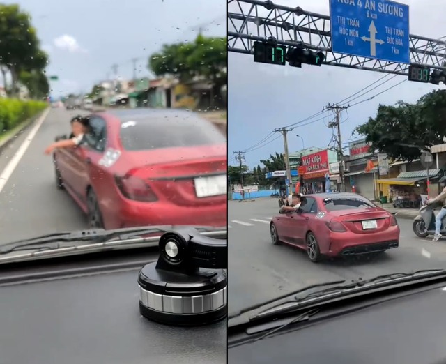 CSGT xác minh clip tài xế ô tô chèn ép …