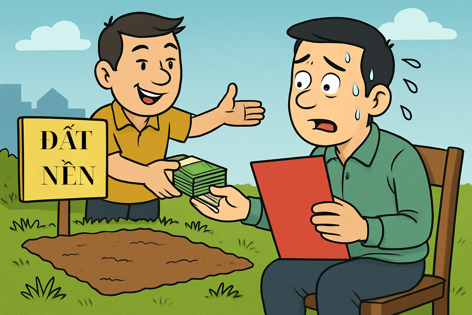 Ham rẻ mua đất nền không sổ đỏ: Cái giá…