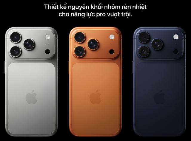 Ngắm iPhone 17 Pro và iPhone 17 Pro Max…