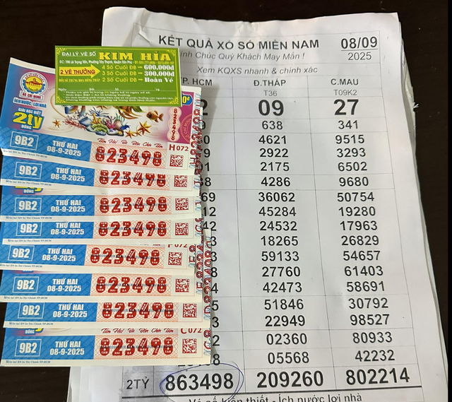 Xổ số miền Nam ngày 8 tháng 9…